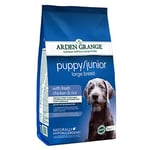 Arden Grange Puppy/Junior Large Breed Dry Dog Food, Chicken, 2 Kg
