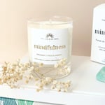 Mindfulness Fresh Citrus, Bergamot, Jasmine Scented Soy Candle Gift Box