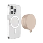 PopSockets: PopMount 2 Multi-surface Mount Handsfree Support for Smartphones and Tablets in Car, Home and Office - Metallic Latte