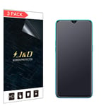 J&D Compatible for Realme 5 Pro Screen Protector, 3-Pack [Anti-Glare] [Anti-Fingerprint] [Not Full Coverage] Matte Film Shield Screen Protector for Realme 5 Pro Protective Film