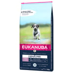 Eukanuba-koiranruoka erikoishintaan! - 12 kg Grain Free Puppy Large Breed lohi