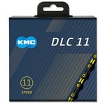 KMC Unisex's Black/Yellow DLC 11 Chain, 1/2” x 11/128”