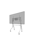 Neomounts by NewStar Neomounts FL50-525WH1 cart - sturdy - for flat panel - floor stand - white 76 kg 86" 100 x 100 mm