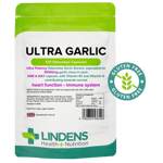 Lindens Ultra Garlic Huge 15000mg 2-PACK 240 Odourless Capsules w Vitamin B1 D3