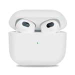 Mjukt silikon skal till Apple Airpods 3 - Vit - TheMobileStore AirPods 3rd Generation