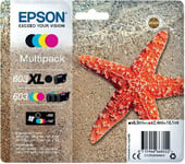 Epson Starfish 603xl Black/603 Cmy Ink Multipack C13t03a94010