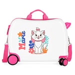 Disney Aristocatos Children's Suitcase White 50x39x20cm Rigid ABS Combination Closure Side 34L 1.8 kg 4 Wheels