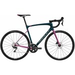 Ridley Fenix SLiC Ultegra Carbon Road Bike - 2021 Ciclamino/Jeans Blue/Battleship Grey