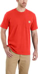 Carhartt Men's Workwear Pocket S/S T-Shirt CURRANT HEATHER XXL, CURRANT HEATHER