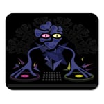 Mousepad Computer Notepad Office Blue Trippy Alien Dj Character Green PSY Abstract Ambient Home School Game Player Computer Worker Inch