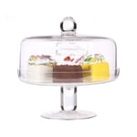 Pastry storage tray Transparent Glass Cake Stand Set, Hotel Decorated Fruit Sandwich Dome Party Dessert Bread Tray Chip & Dip Server 17.5*17.5*18CM Dried fruit tasting plate ( Size : 17.5*17.5*18CM )