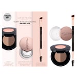 Anastasia Beverly Hills Fluffy and Fuller Looking Brow Kit (Various Shades) - Dark Brown