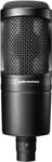 Audio-Technica 2020 Cardioid Condenser Microphone Black