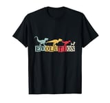 Dinosaur French Bulldog Evolution Fun Paleontology T-Shirt