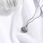 Sjöskal-Halsband med Berlock för Kvinnor och Flickor, Nautisk Strand-Sjöskalsstil, Justerbar Kedja Choker Hänge Halsband Smycken