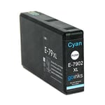 1 Go Inks Cyan Ink Cartridge to replace Epson T7902 (79XL Series) Compatible/non-OEM for Epson Workforce Pro Printers