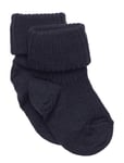 Anklesock 2/2 Pad Baby Socks & Tights Baby Socks Navy Mp Denmark