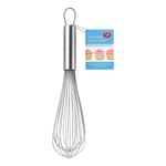 Tala Stainless Steel Ballon Baking Cooking Whisk 11 Wire Mixer Egg Beater - 30cm