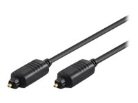 Microconnect - Kabelsats För Digitalt Ljud (Optisk) - Toslink Hane Till Toslink Hane - 3 M - Fiberoptisk