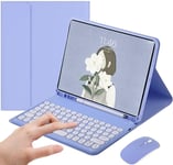 Pboyiqis Ipad Air 5 2022/Ipad Air 4 2020 Keyboard Case with Mouse,Ipad Air 5Th /