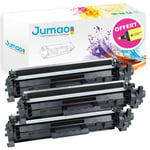 3 Toners cartouches type Jumao compatibles pour HP LaserJet Pro MFP M130fw, Noir
