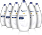 Dove Deep Moisture Deeply Nourishing Body Wash, 450ml (pack of 6)