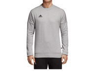 adidas Men's Football Sweatshirt (Size S) Tango Grey Crew Logo Top - New