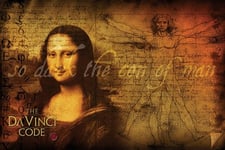 1art1 Empire 264534 da Vinci Code So Con Man of The Dark Film-Poster - 91.5 x 61 cm