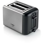 Bosch DesignLine TAT3P420GB Compact Toaster - Stainless Steel FREE DELIVERY