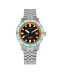 Heritor Automatic Mens Edgard Bracelet Diver's Watch w/Date - Black NA One Size