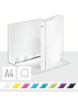 Leitz Ringpärm WOW Laminerad A4+ 4DR/25mm Vit