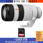 Sony FE 70-200mm F2.8 GM OSS II + 1 SanDisk 128GB Extreme PRO UHS-II SDXC 300 MB/s + Guide PDF '20 TECHNIQUES POUR RÉUSSIR VOS PHOTOS