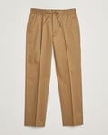Tiger of Sweden Tannen Cotton Drawstring Trousers Beige
