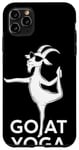 Coque pour iPhone 11 Pro Max Goat Yoga amusant avec chèvre pour les amateurs de yoga et les enseignants