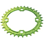 Race Face Narrow/Wide Single Chainring - Green / 32 4 Arm, 104mm