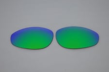 NEW POLARIZED CUSTOM GREEN LENS FOR OAKLEY A WIRE THICK SUNGLASSES