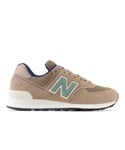 New Balance Mens 574v2 Trainers in Brown Suede - Size UK 7.5