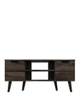 One Call Mustique Tv Unit - Fits Up To 46 Inch Tv - Dark Oak