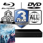 Panasonic Blu-ray Player DP-UB450 All Zone Code Free MultiRegion 4K Everest UHD