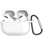 Airpods Pro Wireless Silicone Protective Charging Case White