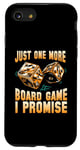 Coque pour iPhone SE (2020) / 7 / 8 Jeu de société amusant, jeu de conception graphique, Night Board Gamer