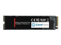 CoreParts - SSD - 1 TB - 3D NAND, TLC, 2044/1800 Read/Write (MB/S), Bulk Packaging (plastic bag) - inbyggd - M.2 2280 - PCIe 3.0 x4 (NVMe)