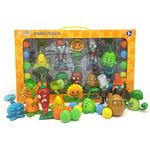 YUNDING Pea Shooter Toys 10pcs/set New Plants Vs Zombie Toys Double Headed Pea Shooter Clover Set Boy Toys Without Box