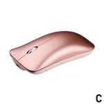 Bluetooth Mouse 2400dpi Silent Click Rechargeable 2.4g Wireless C Rose Gold