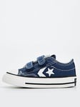 Converse Infant Star Player 76 Ox Trainers - Navy/white, Navy/White, Size 8 Younger
