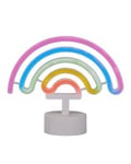 Glow Rainbow Neon Table Lamp - Multicoloured