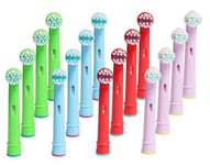 16-pack kompatibla tandborsthuvuden till Oral-B (EB-10A)