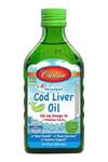 Carlson Labs - Kid's Cod Liver Oil, 550mg Natural Green Apple - 250 ml.
