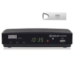 Freeview HD Set-Top Box Receiver with 32GB Storage HDMI SCART PVR  August DVB400