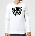 Black Panther Emblem Sweatshirt - White - S - White